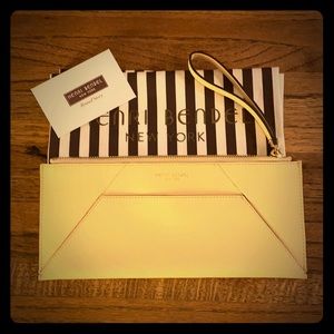 HENRI BENDEL W 57TH TRAVEL POUCH SAFFIANO LEATHER